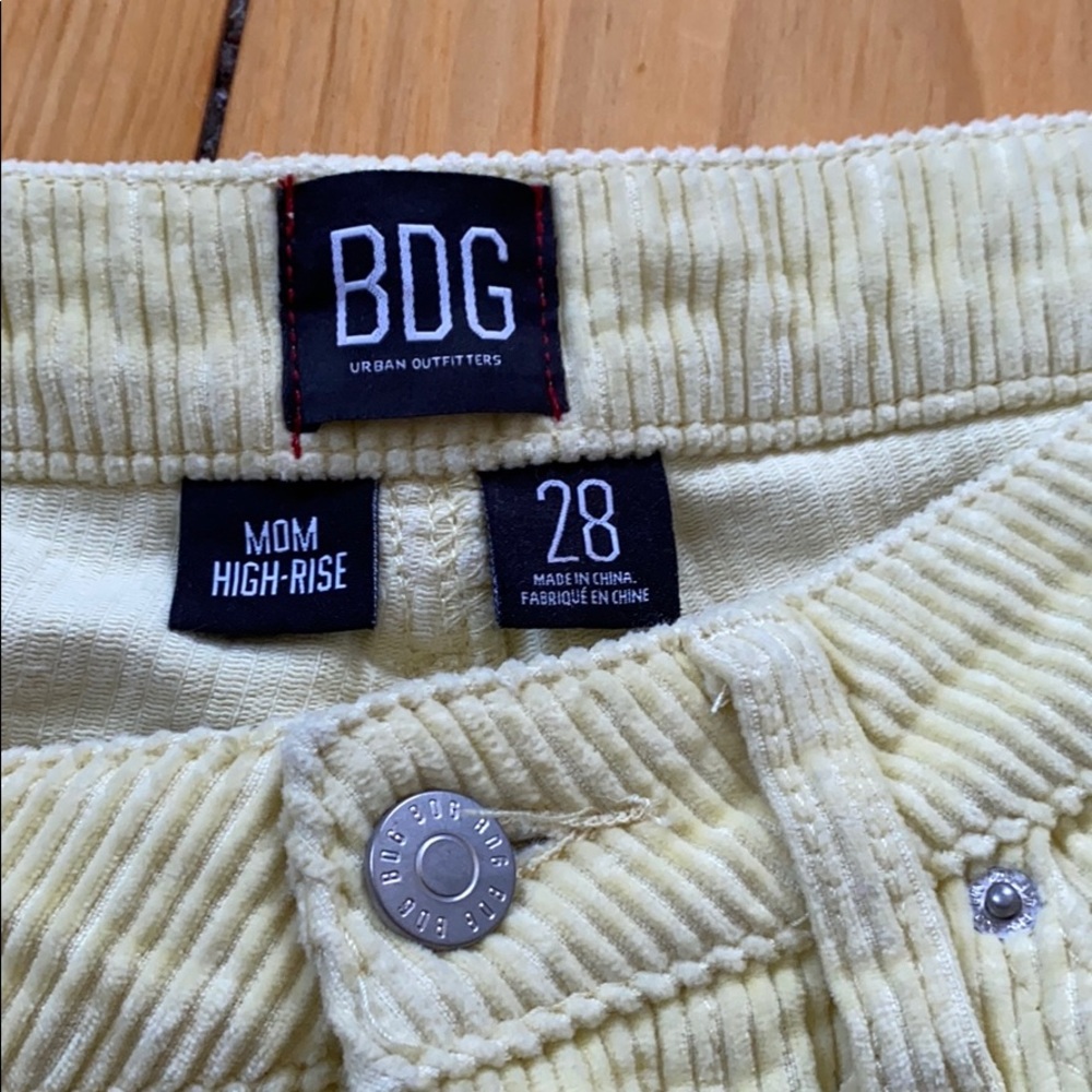 Urban outfitters yellow pants